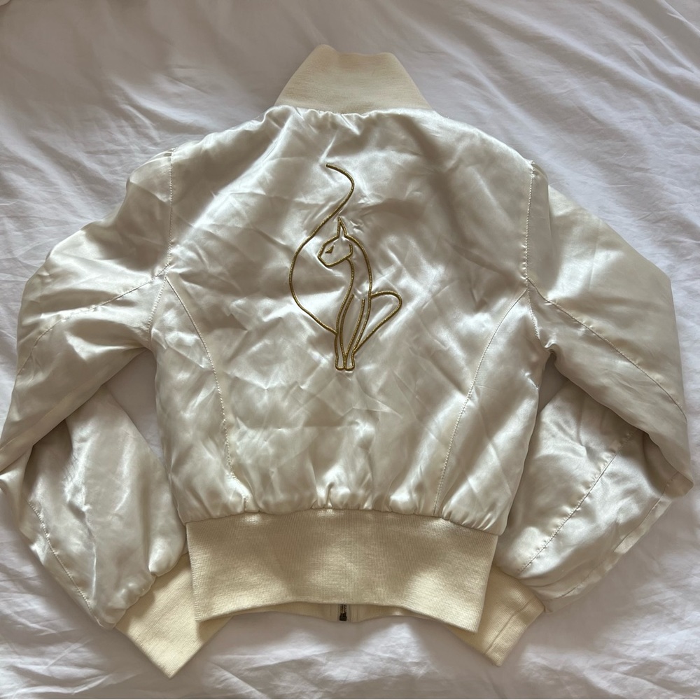 Y2K Baby Phat Satin Bomber Jacket